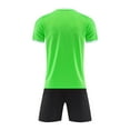 thumbnail image 5 of HOMADLES 2PC Boys Sweatsuits Short T-shirt and ElastIic Waist Short Outfits Green 4 T, 5 of 5