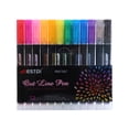 thumbnail image 2 of RXIRUCGD Markers 12 Colors Outline Markers Pens, Super Squiggles Double Line Pen, Glitter Drawing Pens For Greeting Cards, Craft, Posters, Painting, Child Color6ml, 2 of 6