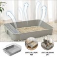 thumbnail image 4 of Semi- Enclosed Cat Litter Box- Cat Litter Box Kitten Potty- Proof Cat Toilet/Removable Fast and Easy Cleaning Cat Litter Box/Cats Cleaning Supplies Pet Supplies, 4 of 8