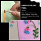 thumbnail image 5 of 2 piezas Papel de quilling plumas duraderas plumas de plumas de papel de diy de papel (plata), 5 of 6