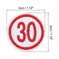 thumbnail image 2 of Uxcell Number Digital Patch Number Embroidery Red Number Cloth Paste Number DIY 50 Pack, 2 of 6