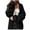 Black, variant on Hfyihgf Women's Open Front Long Lantern Sleeve Cardigan Sweaters Oversized Chunky Knit Solid Color Outwear Coats Army Green L