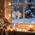 thumbnail image 5 of JeashCHAT Clear Acrylic Christmas Ornaments, Transparent Bow Hanging Ornaments with Glitter Sequins, Christmas Tree Decorations Xmas Gifts, 5 of 6