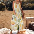 thumbnail image 2 of Various Fruits Sleeveless Dress Woman Fashion Long Dresses Women's Summer Suit Dress Summer 2025 Women, 2 of 7