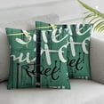 thumbnail image 3 of nygtbtfer Green Decorations Pillow Cover, Spring Saying Farmhouse Cushion Case for Sofa Couch White, 3 of 7