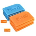 thumbnail image 3 of Uxcell 15 Inch  x 10.6 Inch Camping Seat Pad Foldable Foam Mat Orange Blue, 2 Pack, 3 of 5