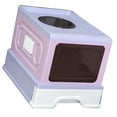 thumbnail image 2 of <p>Fully Enclosed Kitten Litter Box, Large Space Multipurpose Portable Foldable Cat Litter Box Odor Control  For Indoor</p>, 2 of 7