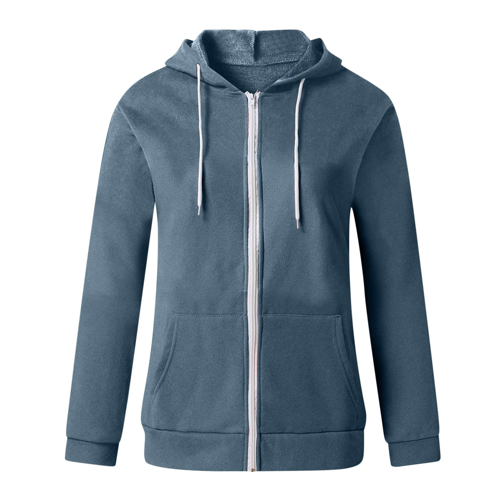 Sweat à Capuche Zippé Unisexe Enfant - Tissu Doux Et Respirant - Coupe Ample Avec Poches Kangourou - Pour Le Sport Et Le Quotidien