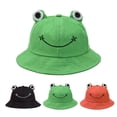 thumbnail image 6 of Cute Cartoon Frog Bucket Hat for Women & Men, Breathable Polyester Sun Hat with Wide Brim for Spring/Summer Outdoor Travel, 6 of 10