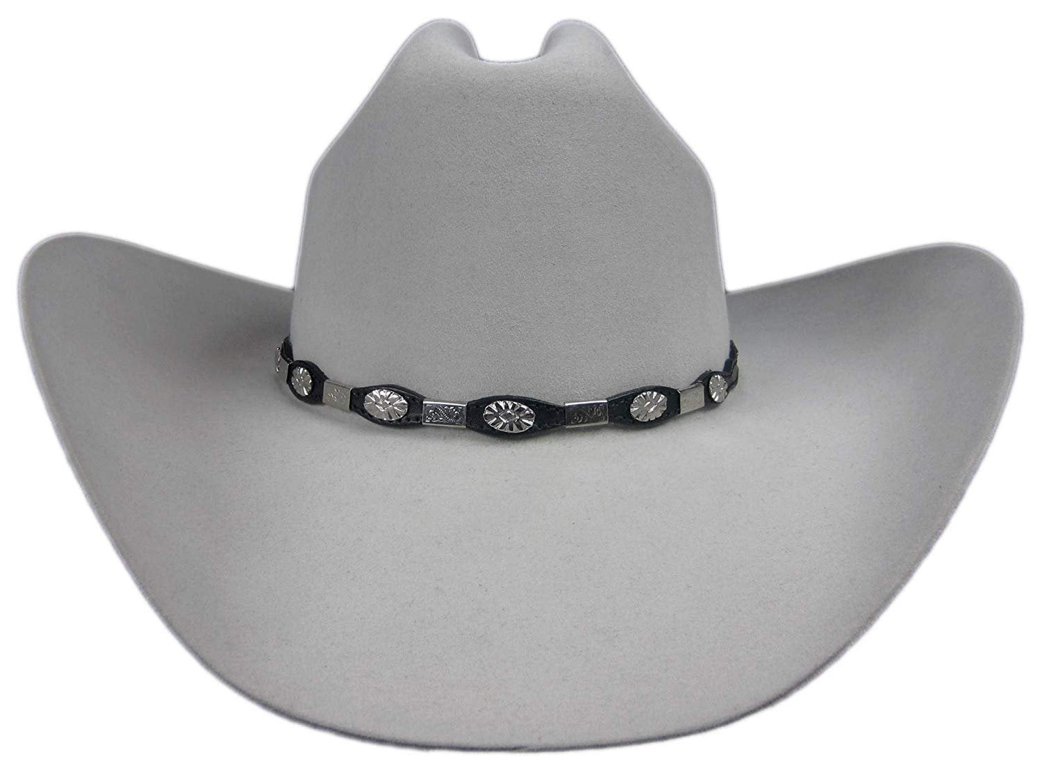 Stetson 6X High Roller Cowboy Hat 88 Silver Grey 7 1/8 Oval