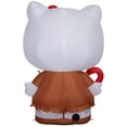 thumbnail image 4 of New Christmas Airblown Inflatables Yard Decoration Hello Kitty in Gingerbread Dress Sanrio, 4.5 ft, 4 of 6