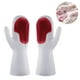 thumbnail image 1 of Guantes de silicona, guantes de limpieza impermeables reutilizables con cepillo de limpieza, protección para las manos y resistencia al calor para el baño en la cocina Xemadio 2035175-1, 1 of 9