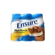 Angle View: Ensure High Protein Complete Balanced Nutrition Drink, Ready to Use, Creamy Milk Chocolate, 24- 8 Fluid Ounce Bottles