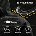 thumbnail image 3 of Omewoold Women Lightweight Jackets Waterproof Hooded Raincoat Packable Atheletic Jacket Hiking Windbreaker Rain Jacket With Pockets, Black 2XL, 3 of 10