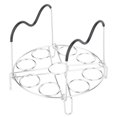 thumbnail image 1 of LHCER Stainless Steel Boiled Egg Steamer Rack Tray Shelf Stand Kitchen Cookware with Handle,Egg Steamer Shelf,Egg Steamer Rack, 1 of 8