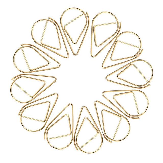 100PCS Paper Clips , Durable & Rust Resistant Paper Clips Ideal for Office School and Personal Document Organization