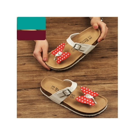 

Rotosw Lady Flip Flops Slip On Home Shoes Casual Summer Flat Slippers