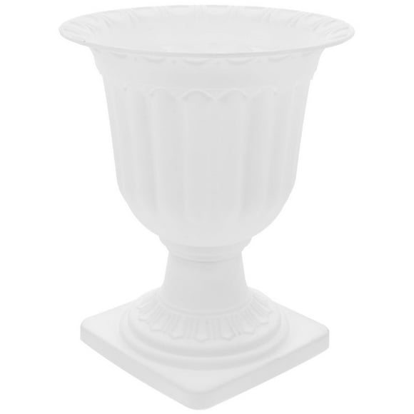 LOVEVER Large Urn Planter Flower Pot Pedestal Indoor Outdoor Garden Plant Container