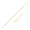 thumbnail image 1 of 14k Yellow Gold Cable Link Chain 1.1mm Lobster Clasp 16 in, 1 of 3