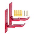 thumbnail image 4 of serony Aircraft Model Storage Rack for 1/18 1/8 Trucks Model Aircraft 1/16 1/5 1/10 red 14.5x11.5cm, 4 of 6