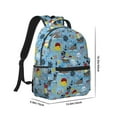 thumbnail image 2 of Yiaed Pirate Marine Animals Print School Backpack College Backpack Daypacks for Students High School Spacious and Durable Daypack for Work and Travel-One Size, 2 of 6