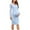style-03 Light Blue, variant on Maternity Dress Maternity Long Sleeve Off Shoulder Baby Shower Dress Party Mesh Paneled Split Maxi Photography Gown for Photoshoot (Pink,L)