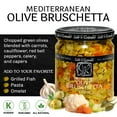 thumbnail image 2 of Mediterranean Olive Bruschetta - Gluten-Free Sandwich Spread with Olive Oil for Muffuletta, Sandwiches, Dips, Crackers, Salads, & Appetizers, Kosher - Sable & Rosenfeld - 16 oz (Pack 6), 2 of 6