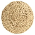thumbnail image 1 of Wholesale Natural Water Hyacinth Placemats, Set of 4, 13.5 inch Round Mat Weave Charger Plates, Tropical Wedding, 1 of 5