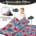 thumbnail image 3 of Pioneer Flower Floral Print Pattern Toddler Nap Mats for Kids Preschool,Sleeping Mat Bag or Kids,Toddler Sleeping Bag,Toddler Nap Mat or Daycare, 3 of 6