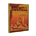 thumbnail image 3 of Stupell Industries Roswell New Mexico Desert UFO Travel & Places Painting Gold Floater Framed Art Print Wall Art, 3 of 6