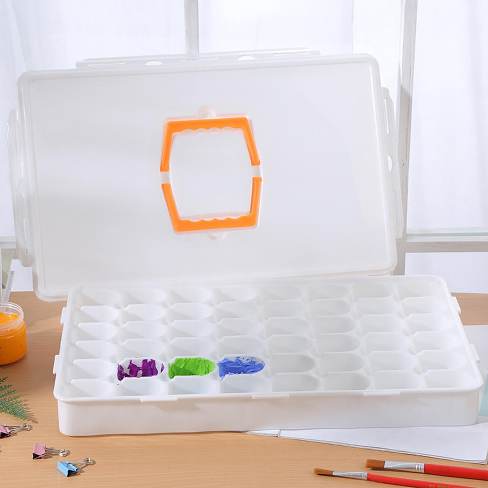 FVDPWYE Paint Palette Empty Palette Multifunctional with Handle Watercolor Painting Tray 43cmx26cmx5.5cm