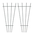 thumbnail image 4 of 2Pcs Trellis 15.8 in Iron Growing Support Weather Resistant Climbing Rack Garden Decorative Tools for Indoor Outdoor Vines Flower Vegetable, 4 of 10