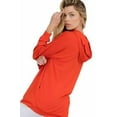 thumbnail image 2 of Women's Regular and Plus Size French Terry Activewear Hoodie - Great for Cool Mornings, Workout Gear, 2 of 5
