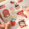 thumbnail image 4 of Kawaii Cartoon Girls Journaling Stickers - 100 Sheets Cute PET Transparent Scrapbooking Clipping Decals Sticker Gift Box for Diary Bullet Album, Junk, 4 of 4