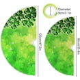 thumbnail image 3 of Coolnut Lucky Clover Christmas Tree Skirt 36", St. Patrick's Day Tree Skirt Double Layers Polyester Easter Tree Skirt for St. Patrick's Day Holiday Party Decoration, 3 of 6