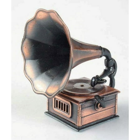 Antique Vintage Cast Metal - Antique Gramaphone Die Cast Metal Collectible Pencil Sharpener