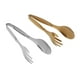 thumbnail image 5 of Pinzas Para Tenedor, Cuchara, Pinzas Para Servir Ensalada, Acero Inoxidable 304, Grado Alimenticio, Portátiles, Doradas Y Plateadas, Duraderas Para Cocina, 5 of 7