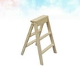 thumbnail image 6 of MLINS Creative Mini Wooden Ladder for Kids Playing Foldable and Beige Color, 6 of 8