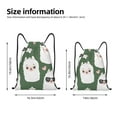 thumbnail image 2 of Sikiie Alpaca Faces Drawstring Backpack Drawstring Bags, Draw String Back Bag for Sports, Gym, Travel, Swimming, Beach-Small, 2 of 6