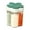 Green, variant on WNFJR Spice Container and Pepper Shaker Set, Transparent Seasoning Shaker with Filter, Multi-Compartment Spice Jars for Kitchen, Portable 5-in-1 Spice Box for Steak BBQ