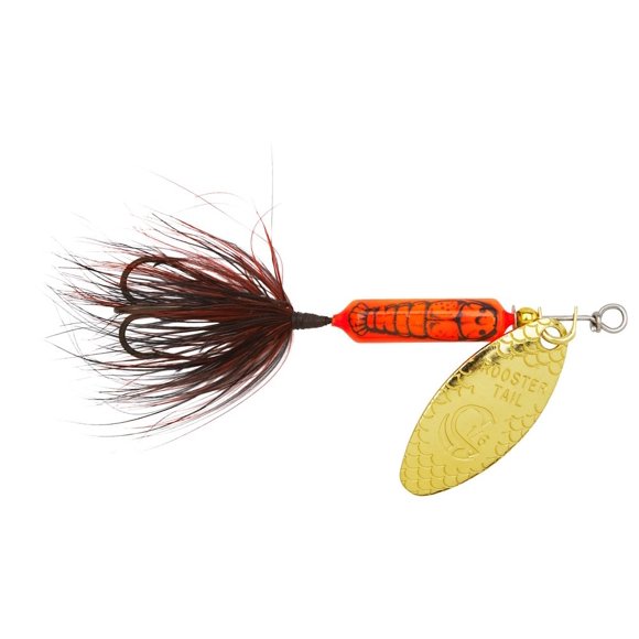 Yakima Bait Wordens 206-CRA Rooster Tail in-Line Spinner, 2", 1/16 oz