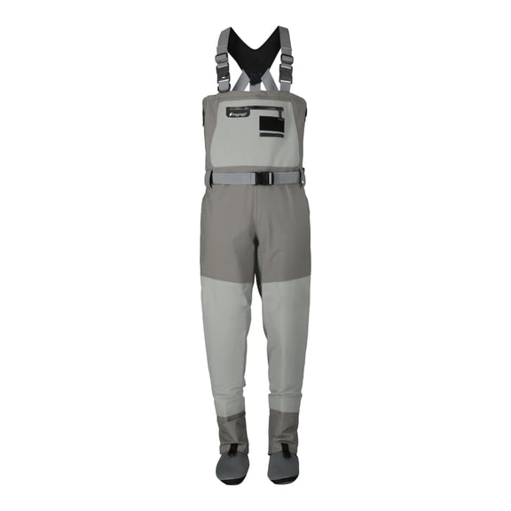 Frogg Toggs Fusion Stockingfoot Fishing Waders for Men, 4-Layer Nylon Chest Waders, Slate, 2XL