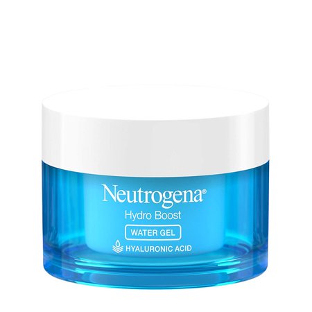 Neutrogena Hydro Boost Hyaluronic Acid Hydrating Water Gel Daily Face Moisturizer for Dry Skin  Oil-Free  Non-Comedogenic Face Lotion  1.7 fl. Oz