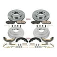 thumbnail image 3 of Power Stop Front and Rear Stock Replacement Drum and Shoe Kit KOE15158DK, 3 of 9