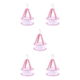 thumbnail image 3 of Advancent Esponjas plegables para cosméticos, estante secador de almacenamiento, Mini brochas de maquillaje portátiles, calcetines, cesta de Rosado 5Conjunto, 3 of 6