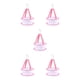 thumbnail image 1 of Matsuzay Secador de esponjas cosméticas, estante portátil para colgar brochas de maquillaje, calcetines, juguetes, cesta de secado plana, baño, Rosado 5piezas Matsuzay CBP191295, 1 of 6