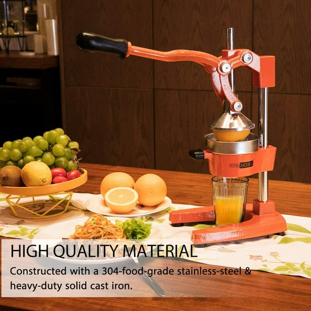 Heavy Duty Commercial Manual Hand Press Citrus Orange Lemon Juicer