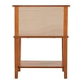 thumbnail image 4 of Xukmct Beside Table for Home, Bedroom, Wood Nightstand with 2 Drawers and Bottom Shelf, Brown, 4 of 4