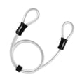 thumbnail image 2 of Shisuyan Bike Lock Security Cable Long Double Loop Cable for Road Bike Mountain Bike, 2 of 8