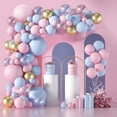 thumbnail image 1 of 167Pcs Blue Balloon Garland Arch Kit Reusable Birthday Balloon Set Latex Ocean Blue Gold Balloons Prop Decoration Balloon Party Background Balloon for Wedding Party Birthday, 1 of 11